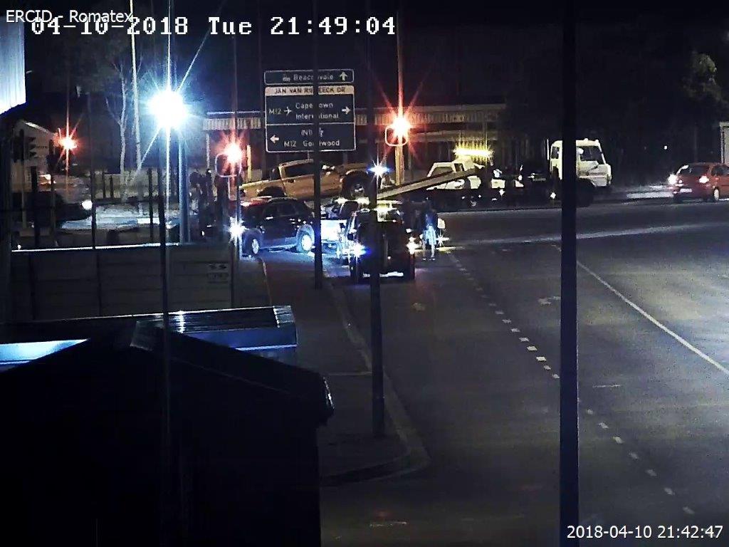 cctv image shows tow truck already there